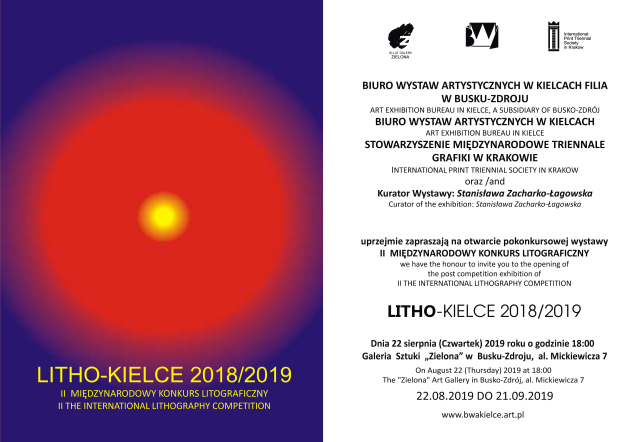 Zaproszenie Litho Kielce 2019_