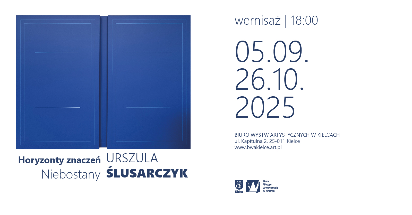 Urszula Ślusarczyk. Horyzonty znaczeń. Niebostany. - 1