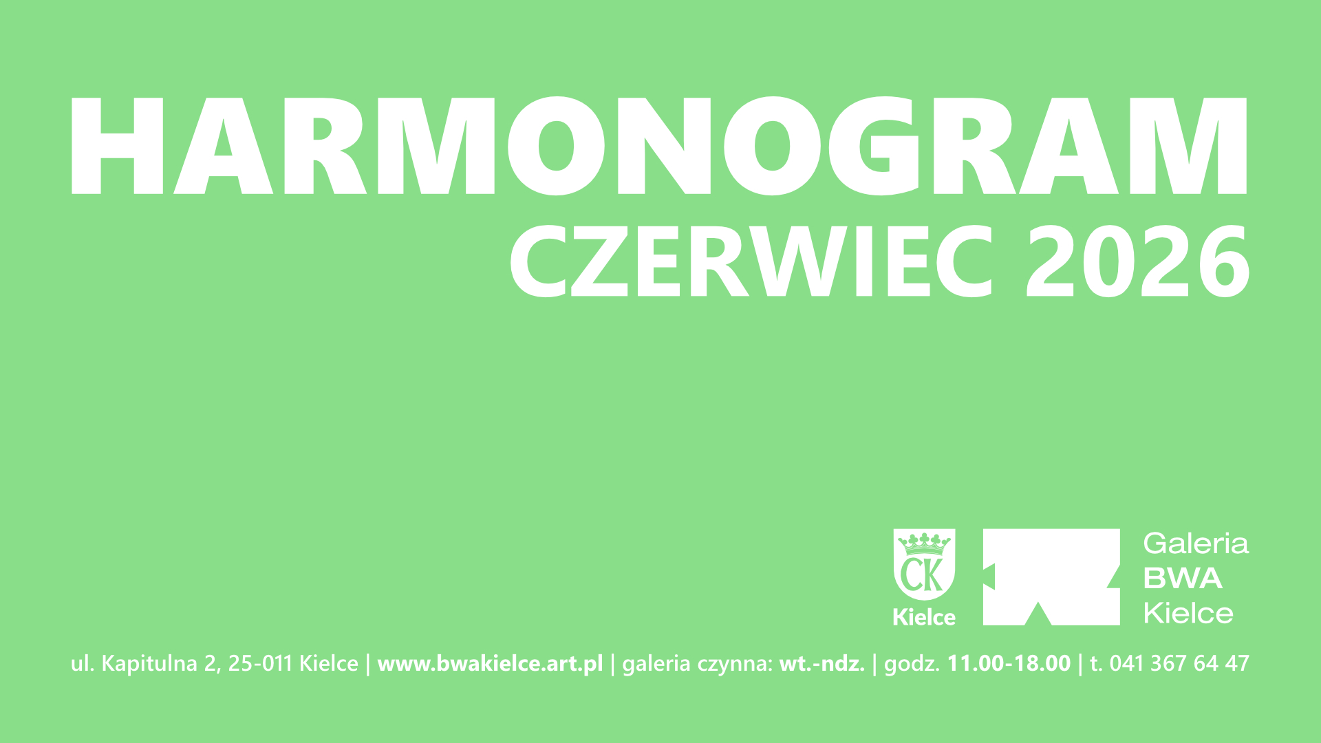 Czerwiec w BWA Kielce
